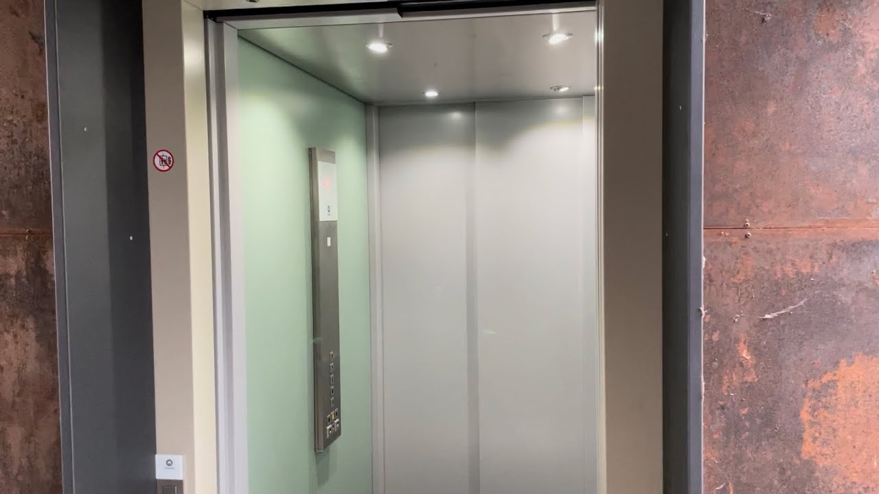 Brand new 2020 Schindler 3000 Elevator at residential building, Mainz, Germany
