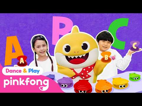 Shark ABC 🦈 ｜Dance Along｜Catchy Kids Song｜Learning Alphabet｜Pinkfong Dance & Play Official