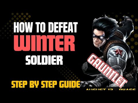 How to defeat Winter Soldier |Gauntlet| - Marvel Contest of Champions