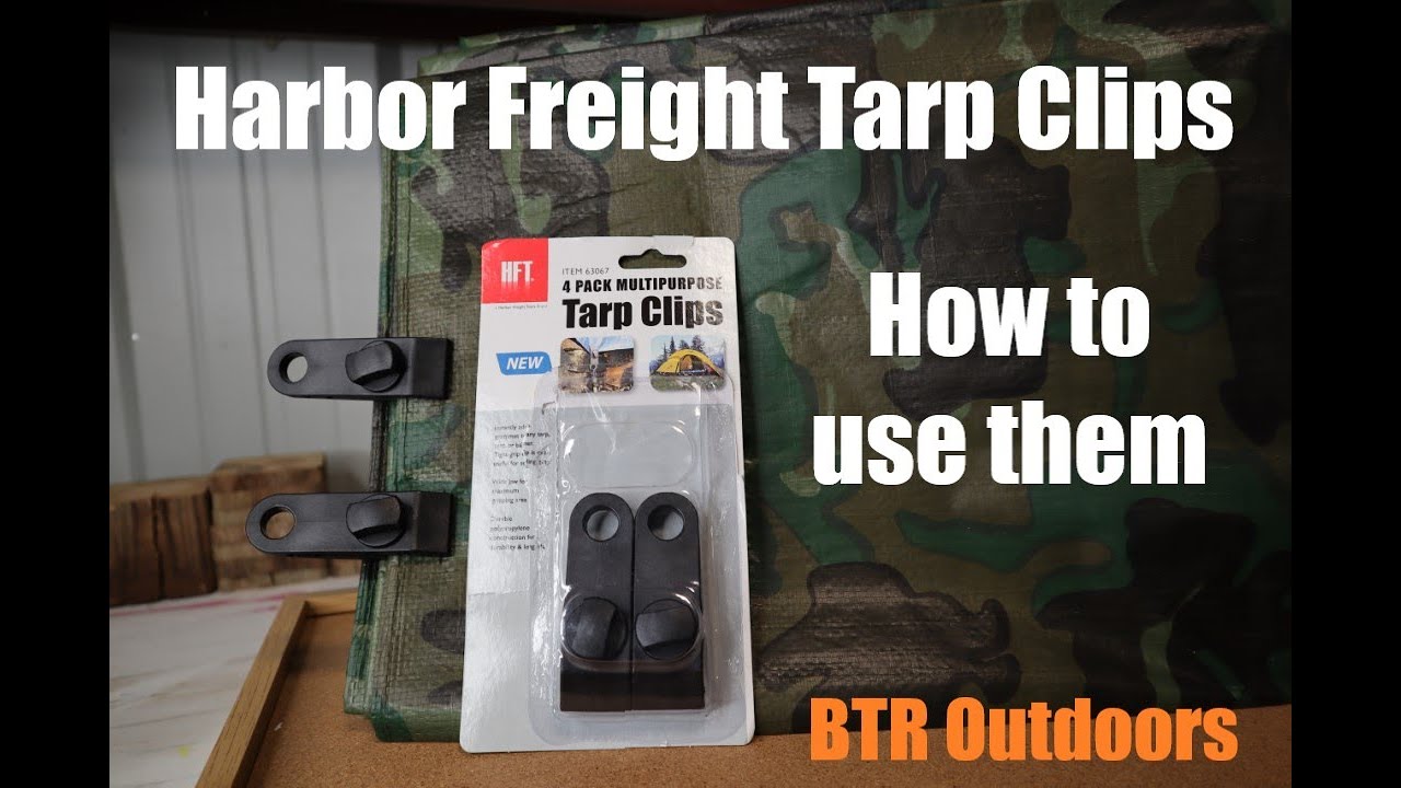 Harbor Freight Tarp Clips And How To Use Them YouTube Harbor Freight Tarp Clips And How To Use Them YouTube