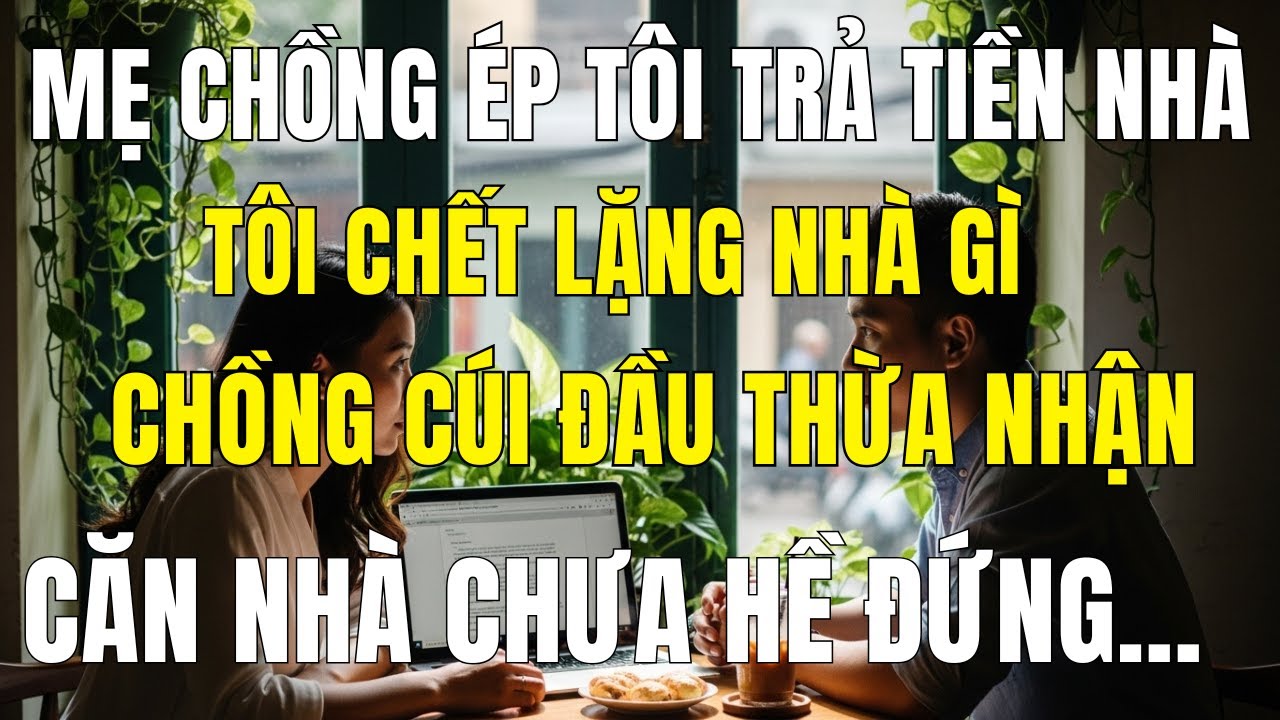 Mẹ chồng ép tôi trả tiền góp nhà, tôi chết lặng: Góp nhà gì? Chồng cúi đầu thú nhận: Căn này không