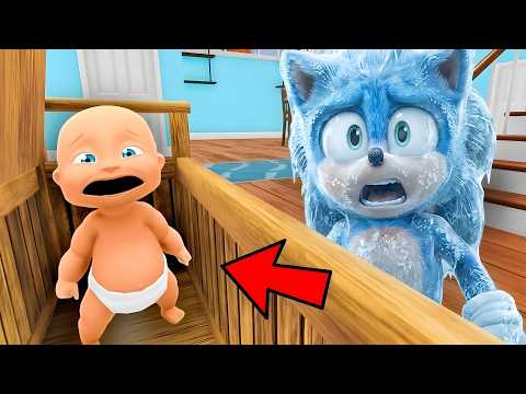 SONIC FROZEN IN ROBLOX!