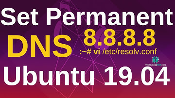 How To Set Permanent DNS Nameservers on Ubuntu 19.04