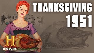 A Patriotic Thanksgiving in 1950s America | Flashback | History