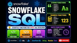 SQL String Date Regexp Functions in Snowflake | Snowflake Functions day to day Use cases