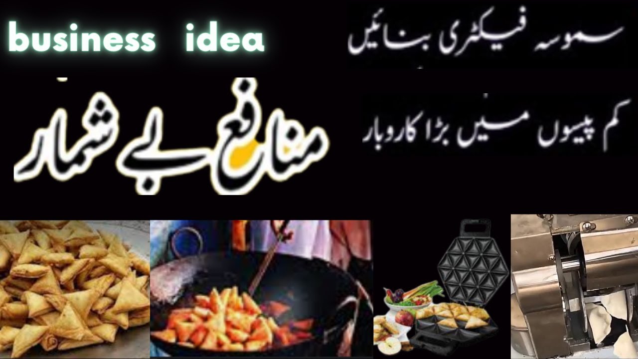 Samosa business model | samosa shop in pakistan