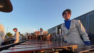 Hebron High School Drumline 2025 Marimba Cam - COLLIDE
