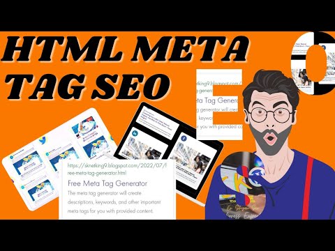 HTML meta tag generator for blogger |Meta Tag in html|meta description seo