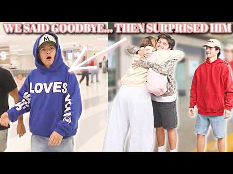 Surprising My Brother In-law Before He Leaves For 2 Years!!