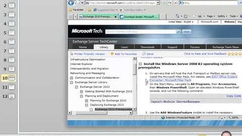 02 Microsoft Exchange Server 2010 System Requirements and Prerequisites-ExS2010