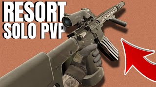 SOLO Exfil Zone PvP on RESORT Against Geared Players Using The M4! - Contractors Showdown Exfil Zone