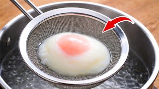 Stop Cook Poached Eggs Directly 😱! This Is How To Make Poached Eggs Like In A Five-star Hotel
