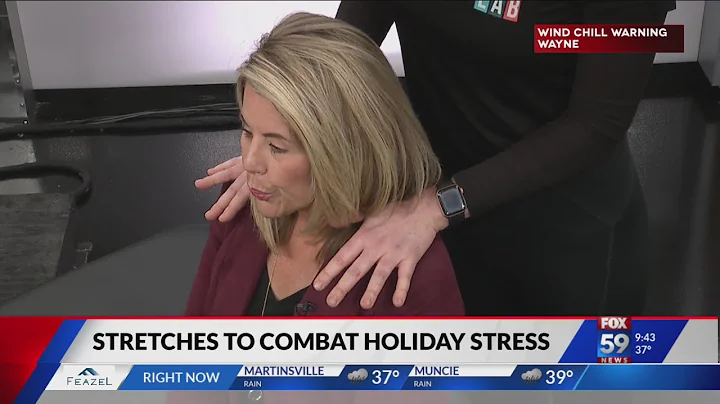 Stretches to combat and relieve holiday stress