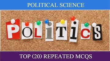 Most Repeated Mcqs of Political Science from Past Papers | Political Science Solved MCQs with answer