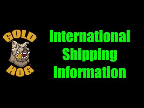 GoldHog International Shipping