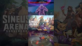 Vampire Survivors meets Base Building? | #sineusarena