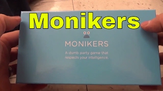 Monikers Card Game Review-Fun Party Game