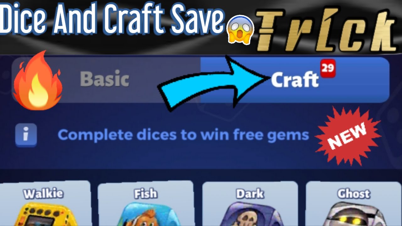 Dice And Craft Save Trick-Ludo Star