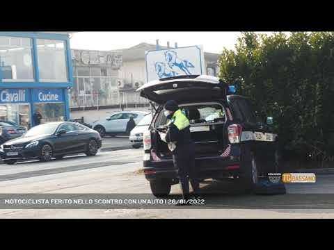 MOTOCICLISTA FERITO NELLO SCONTRO CON UN'AUTO | 26/01/2022