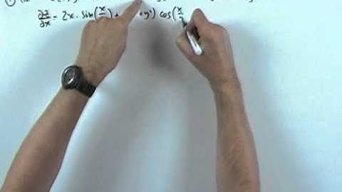 Partial Differentiation: 2010 Glasgow University Mathematics 2A - question 1