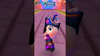 TALKING TOM TIME RUSH PIRATE ANGELA HIT THE RACCOON BOSS IN VOCALOID EVENTS TUNNEL GAMEPLAY #Shorts