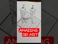 Amazing 3D Pencil Art 🔥 | Easy 3D Sketch Drawing Tutorial | Optical Illusion Drawing