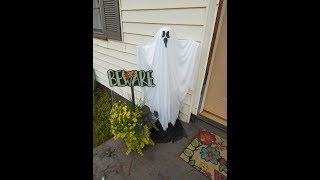 Datos Dollar Tree Halloween DIY Standing Ghost Actualización