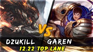 Dzukill - Yasuo vs Garen TOP Patch 12.22 - Yasuo Gameplay