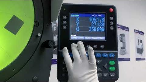 SOP200813141401 投影仪校准视频/Calibration of profile projector