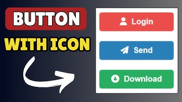 How to Add Icon to Button in HTML and CSS