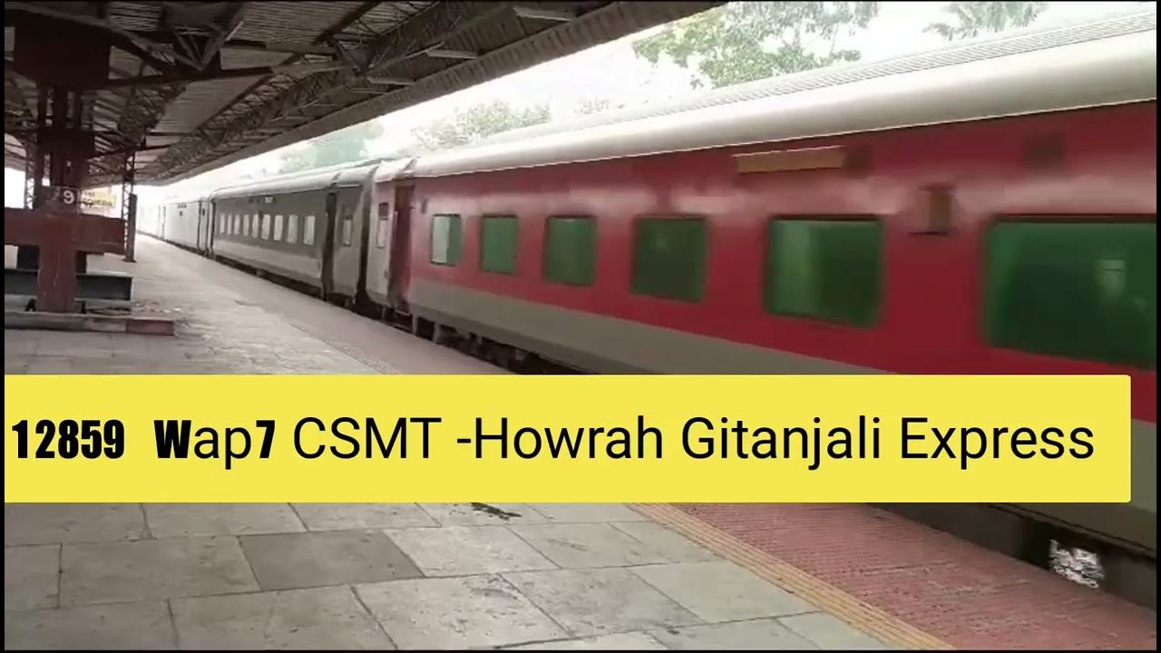 12859 Chart Preparation Time Gitanjali Express 