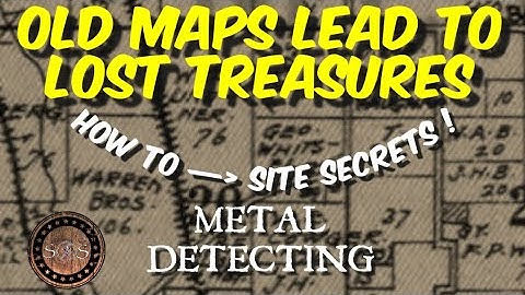 HOW TO FIND TREASURE USING OLD MAPS & AERIAL PHOTOS WITH YOUR METAL DETECTOR 🏴‍☠️🤠 #shortvideo