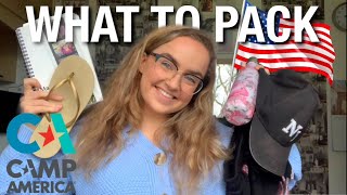 WHAT TO PACK FOR CAMP AMERICA 2022 | Comparing to Official Packing list & BONUS ITEMS you WILL NEED!