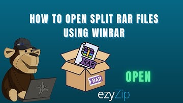 How To Open Split RAR File Using WinRAR