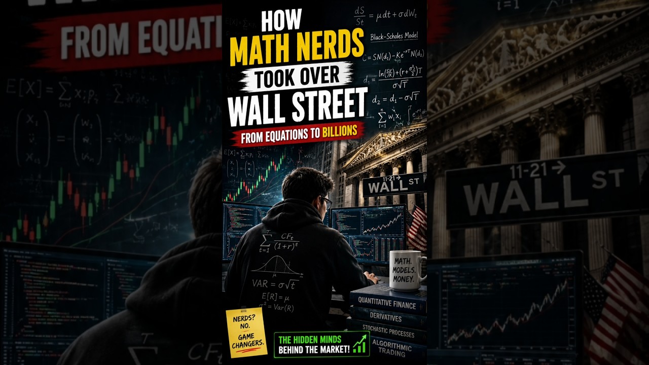 How Math Nerds Took Over Wall Street 🤯📈#WallStreet #QuantFinance #Investing #AI 🤯📈