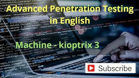 Advanced Penetration Testing Machine Kioptrix Part 3 in English | Craw Cyber Security