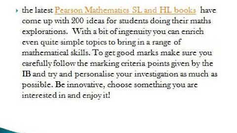 IB MATH STUDIES IA HELP TUTOR