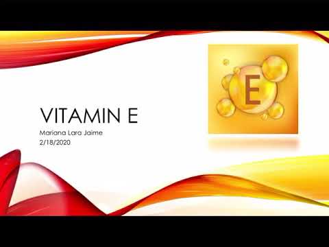 presentation of vitamin e