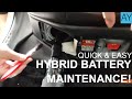 Keep your Toyota Hybrid in Tip-Top Shape in 5 minutes! Easy Hybrid Battery Maintenance | AY