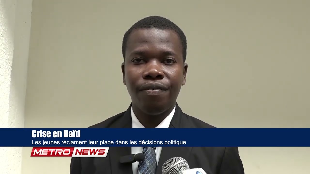 Crise en Haïti | Les jeunes réclament leur place dans les décisions politique
