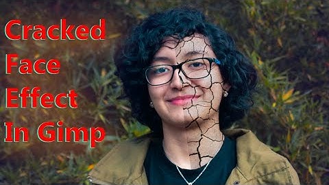 Gimp: How To Make Cracked Face In Gimp