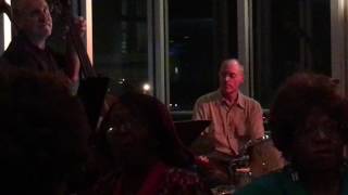 Drummer Allen Lee Smith Jazz Jam 1/2017 Hanger Resturant St. Petersburg FL Al Downing Association