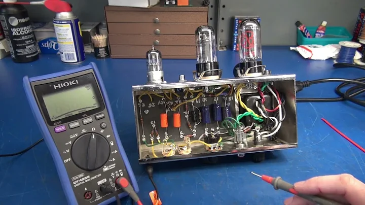 D-lab series Basic Training Tube Guitar amp repair Fender mini Tweed 5F1 Kit No Output ask Fred