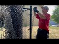 Installing a chain link fence