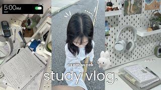STUDY VLOG: taking my final exams, productive + aesthetic routines, after exams, study motivation