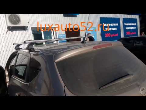 Багажник на крышу "LUX" Nissan Qashqai (Ниссан Кашкай) в Нижнем Новгороде!