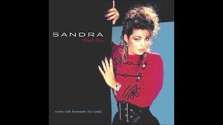 Sandra  - Don't cry  - Extended remix (1986)