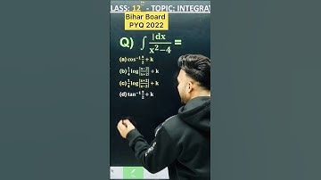 1 Marks Question Bihar Board PYQ 2022 || INTEGRALS    Chapter 7 Class 12 Board Exam 2025 NCERT