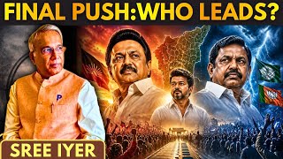 Tamil Nadu’s Last Big Push: Who Really Goes Into Polling Day in Front? • Sree Iyer