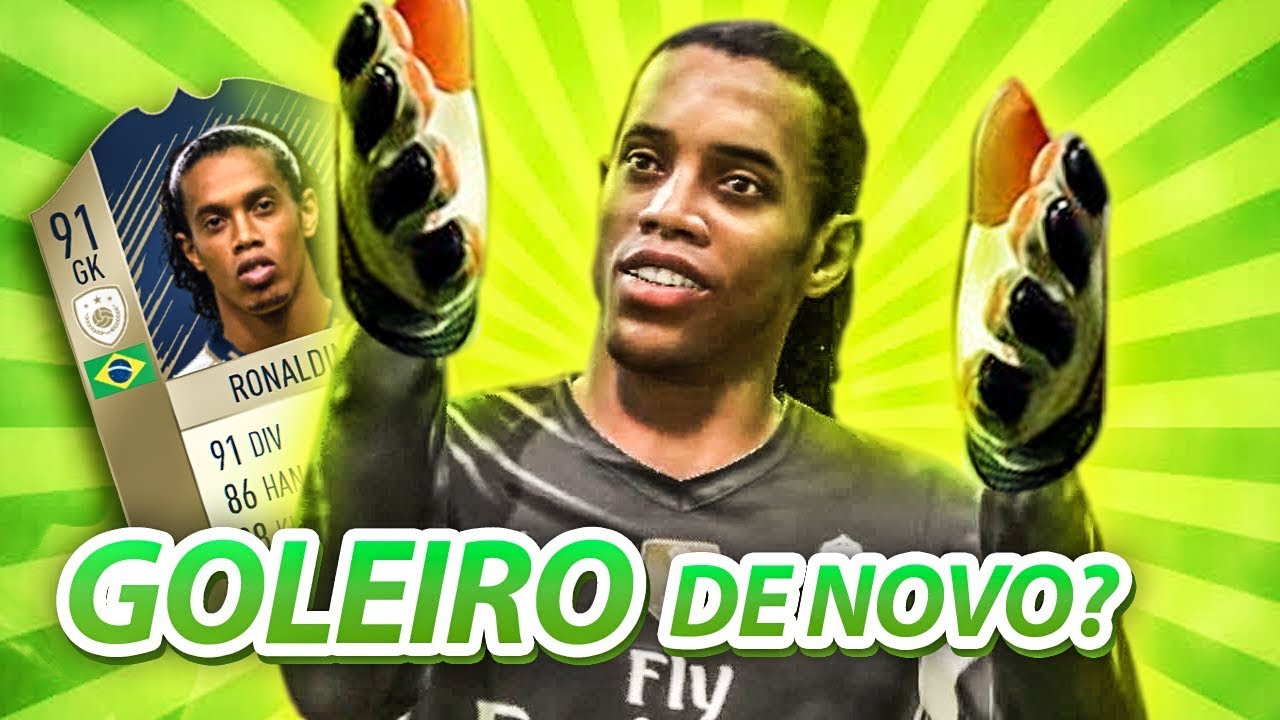 fifa ultimate team 18 R10+10 RONALDINHO FOI PARA O GOL E O GOLEIRO PARA O ATAQUE!!!